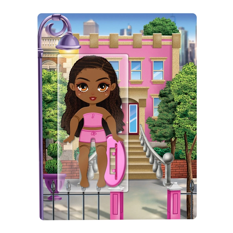 MUÑECA BARBIE STICKEE STYLE LIBRITO SORPRESA - 10