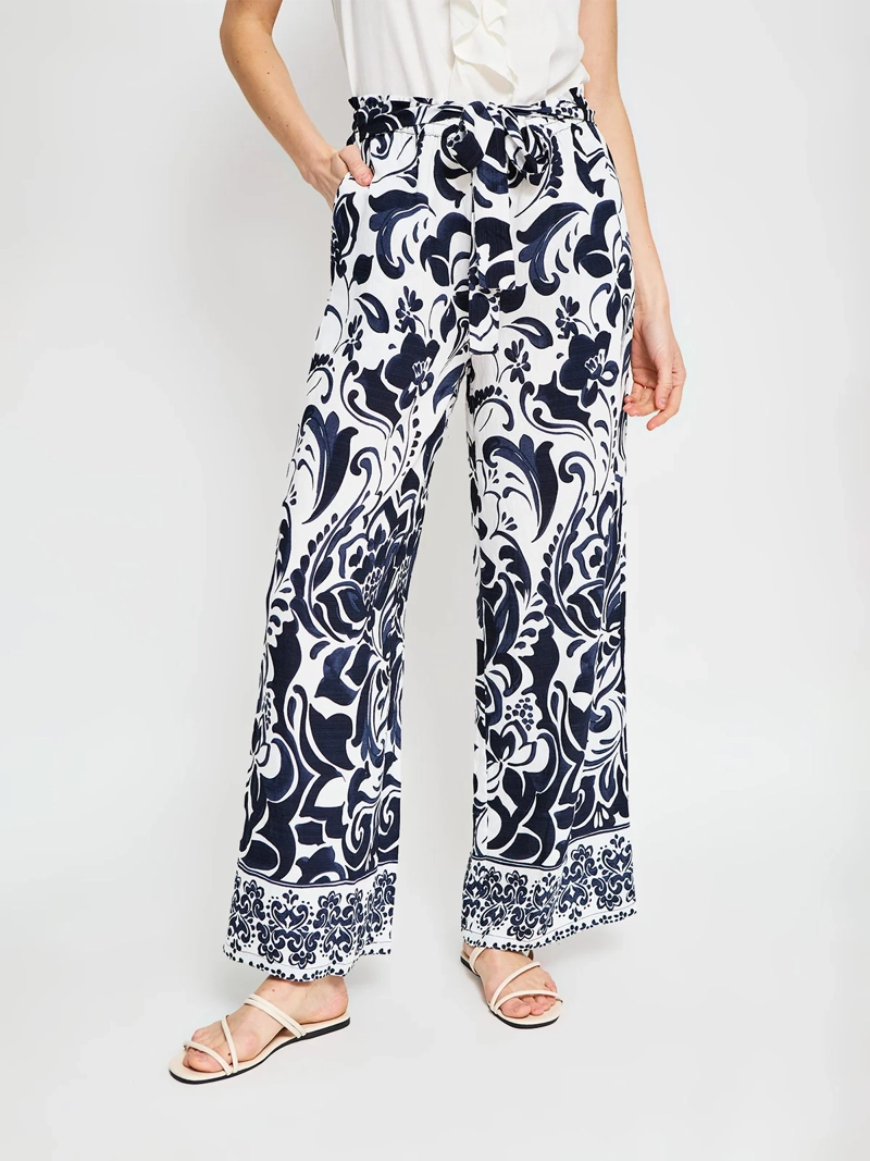 PANTALÓN MUJER REGATTA REGULAR ESTAMPADO LAZO - 2