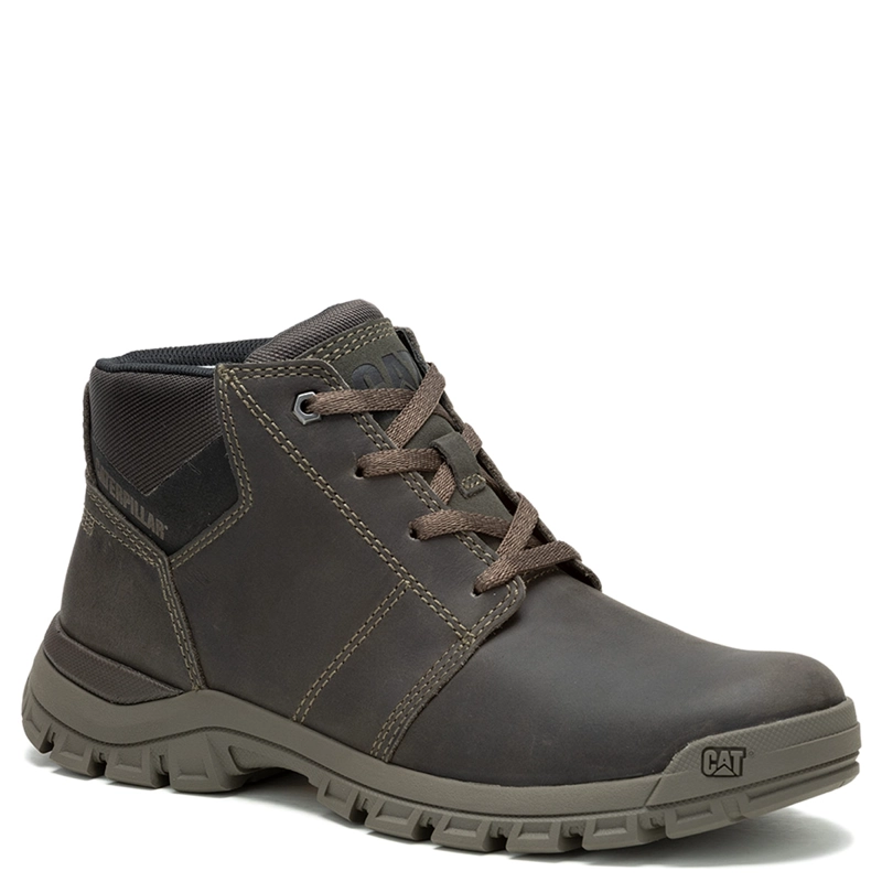 BOTINES HOMBRE CAT GRIS THRESHOLD CHUKKA CUERO - 1