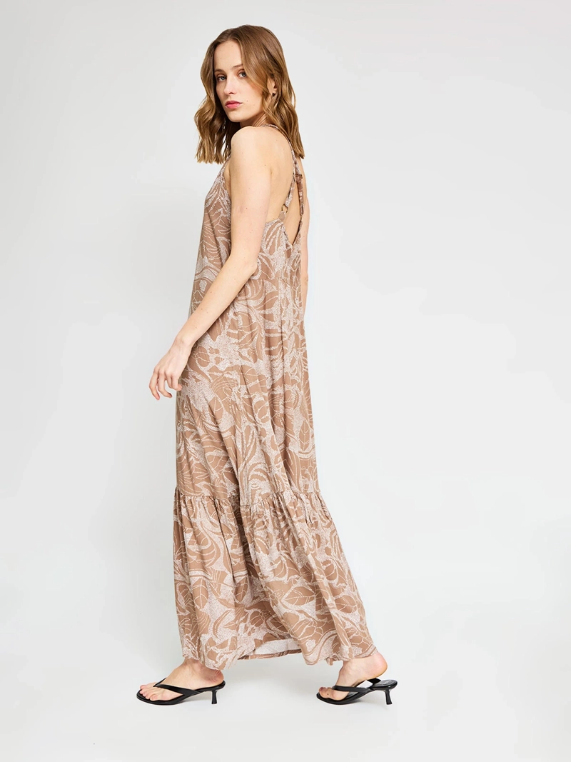 VESTIDO MUJER REGATTA LARGO HALTER NUDO - 3