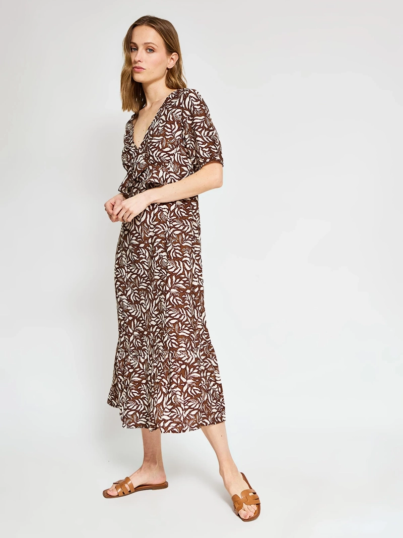 VESTIDO MUJER REGATTA LARGO CUELLO EN V - 2