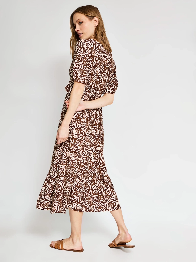VESTIDO MUJER REGATTA LARGO CUELLO EN V - 3