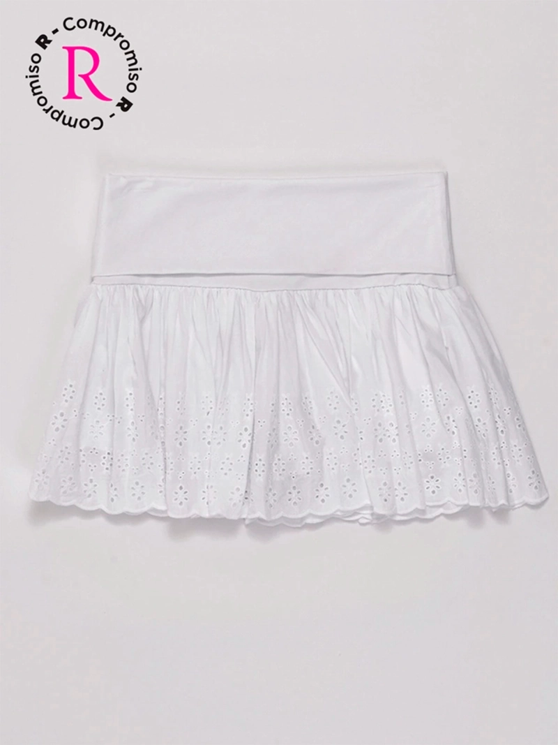 FALDA SHORT NIÑA INDEX TEEN ALGODÓN BRODERIE - 3