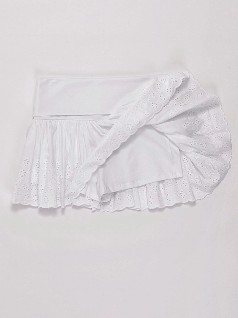 FALDA SHORT NIÑA INDEX TEEN ALGODÓN BRODERIE - 4