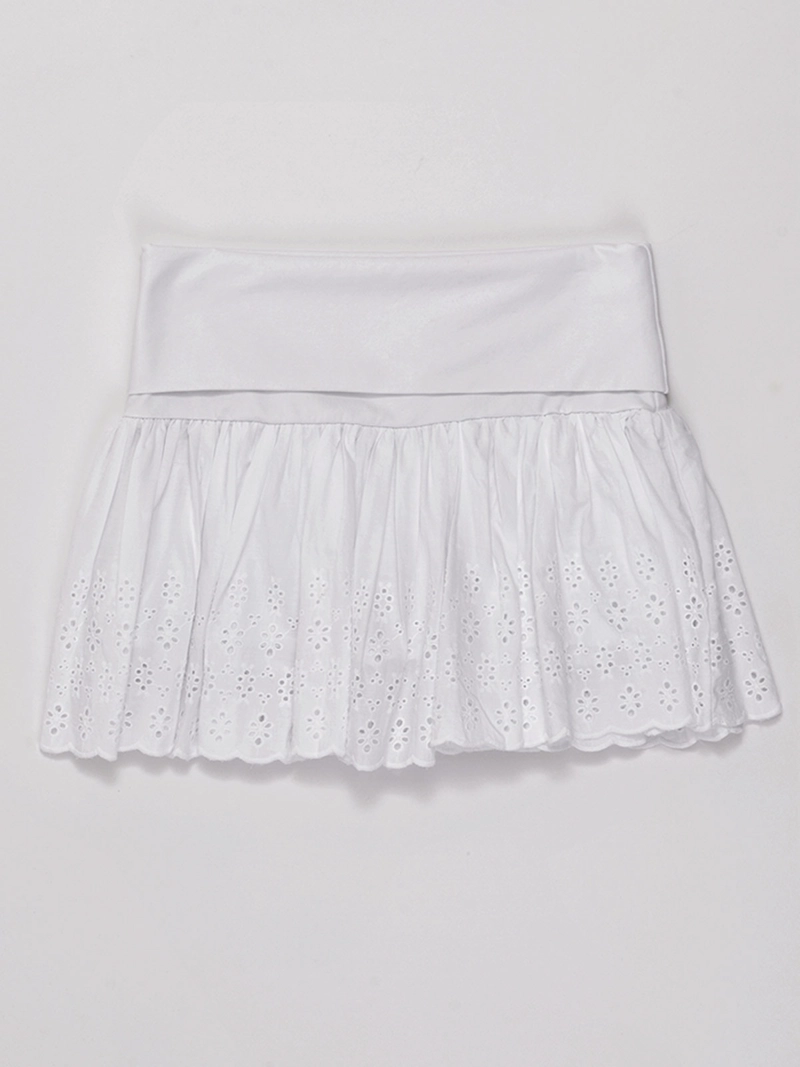 FALDA SHORT NIÑA INDEX TEEN ALGODÓN BRODERIE - 3