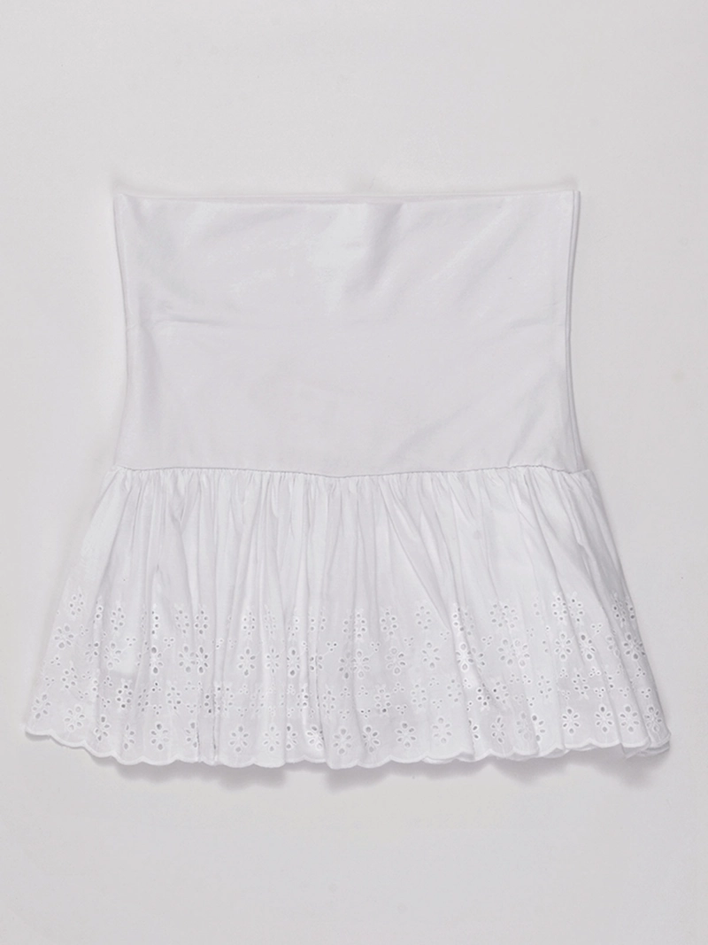 FALDA SHORT NIÑA INDEX TEEN ALGODÓN BRODERIE - 4
