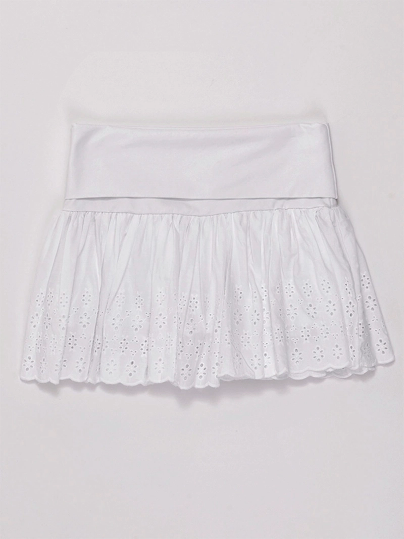 FALDA SHORT NIÑA INDEX TEEN ALGODÓN BRODERIE - 5