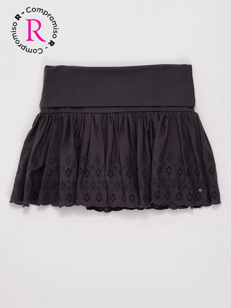 FALDA SHORT NIÑA INDEX TEEN ALGODÓN BRODERIE