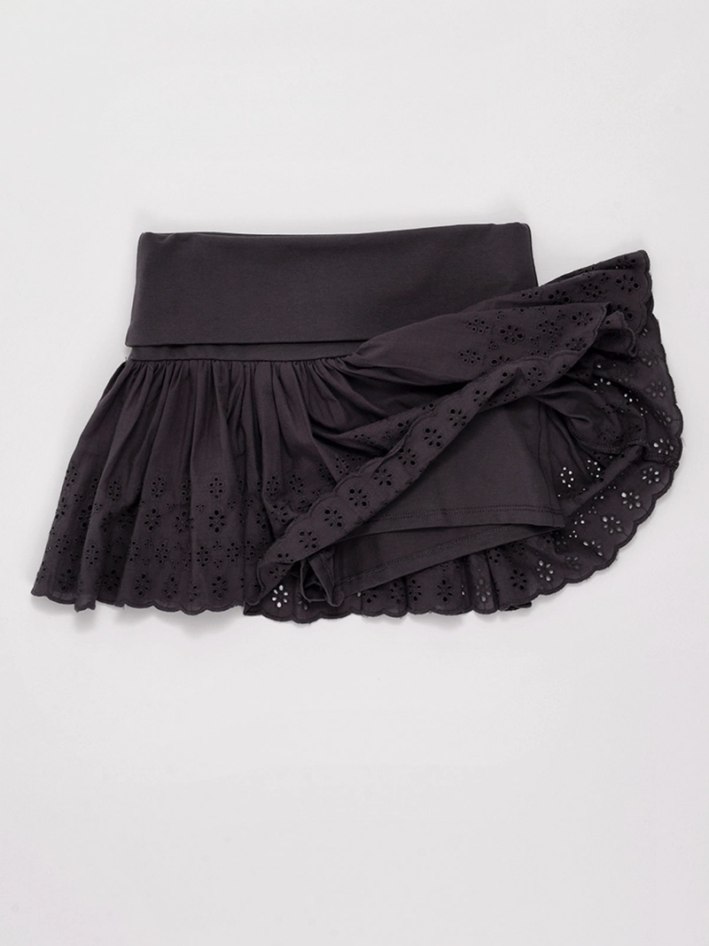 FALDA SHORT NIÑA INDEX TEEN ALGODÓN BRODERIE - 2