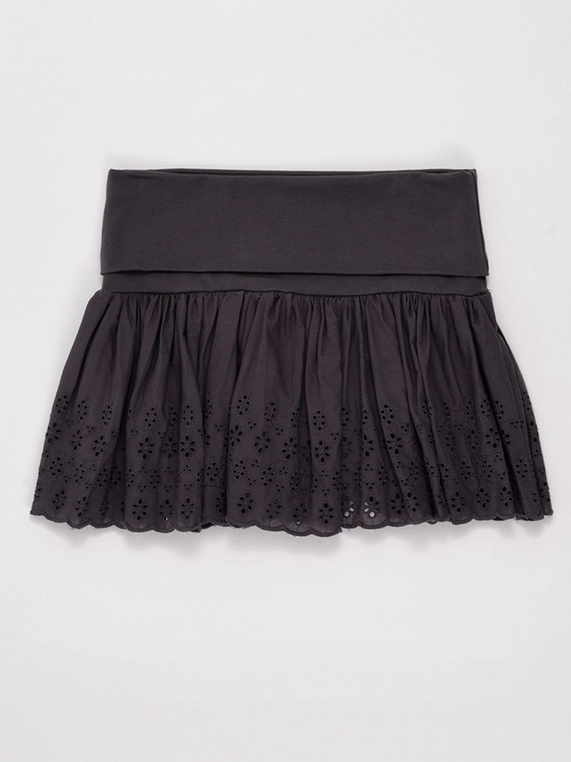 FALDA SHORT NIÑA INDEX TEEN ALGODÓN BRODERIE - 3