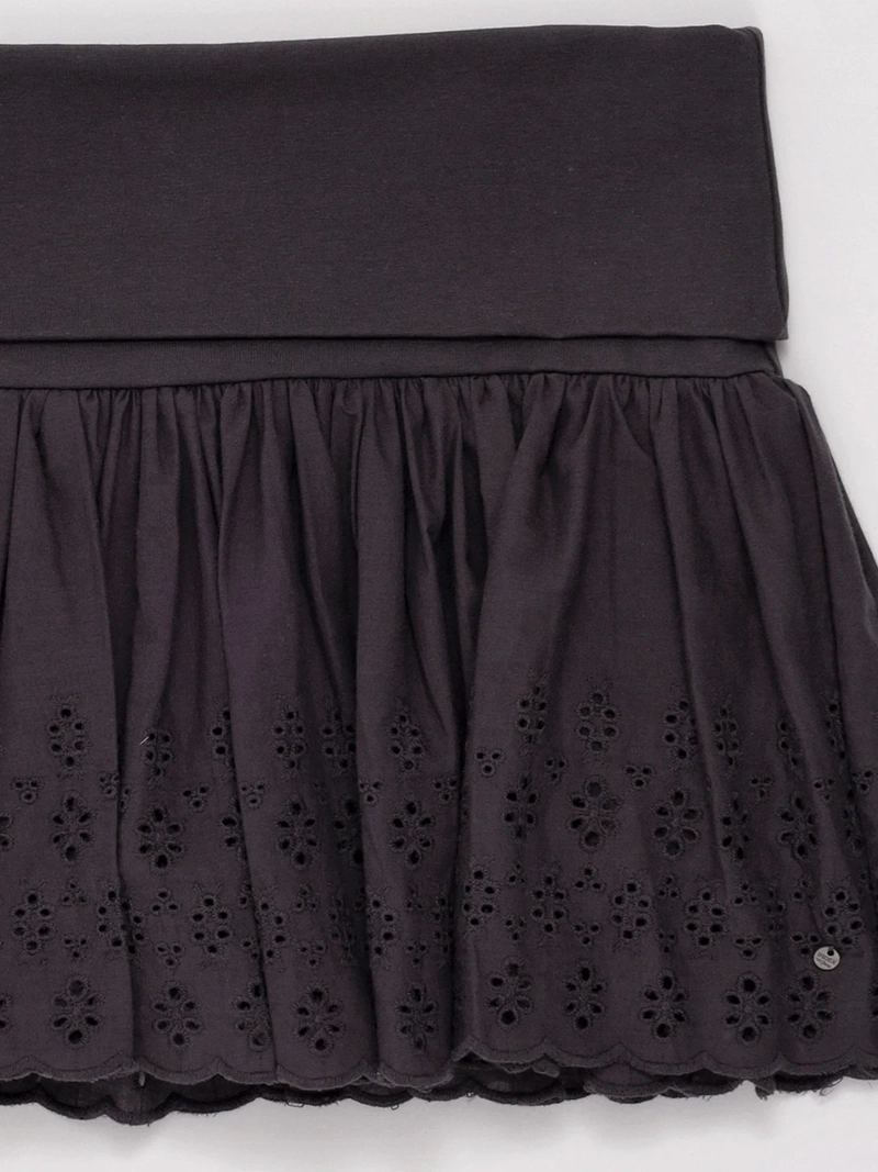 FALDA SHORT NIÑA INDEX TEEN ALGODÓN BRODERIE - 5