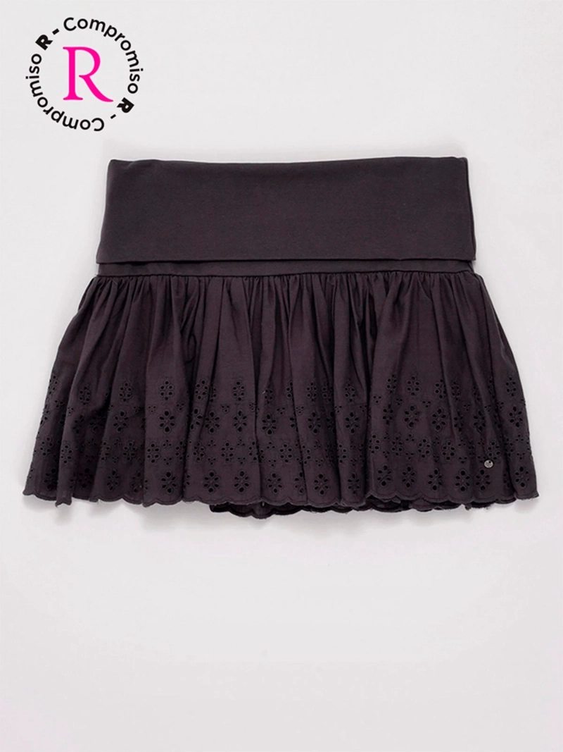 FALDA SHORT NIÑA INDEX TEEN ALGODÓN BRODERIE - 3