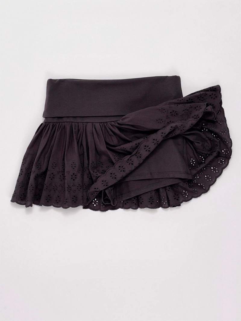 FALDA SHORT NIÑA INDEX TEEN ALGODÓN BRODERIE - 4