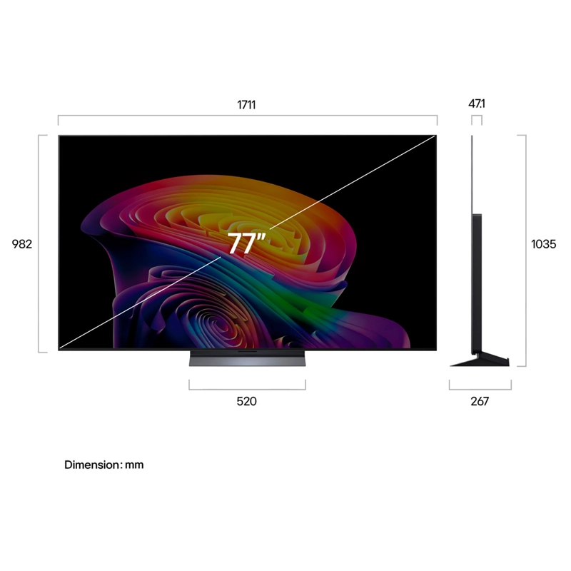 SMART TV LG OLED 4K UHD 77” OLED77C6PSA - 3