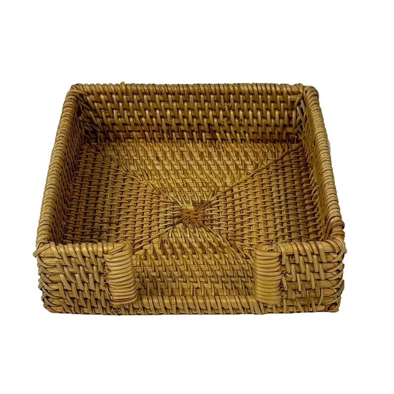 SERVILLETERO RIPLEY HOME CUADRADO RATTAN CAPRI - 1