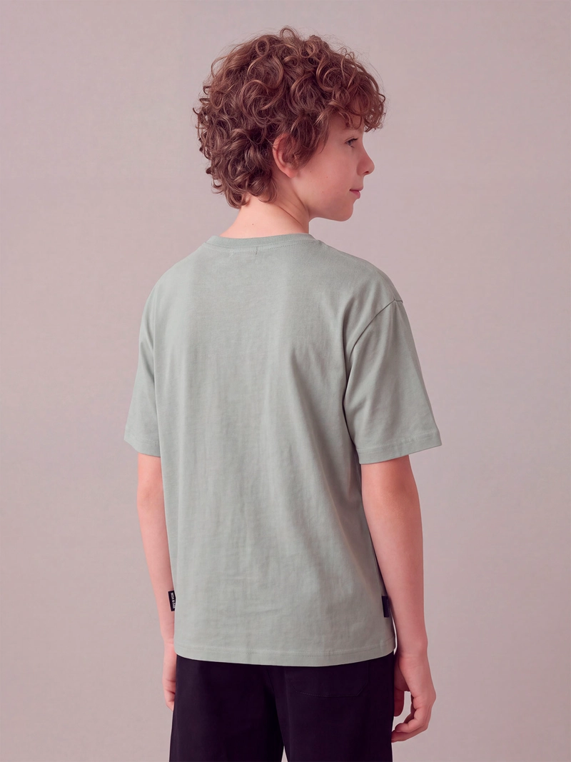 POLERA NIÑO CLOUDBREAK MANGA CORTA REGULAR FIT ALGODÓN - 2