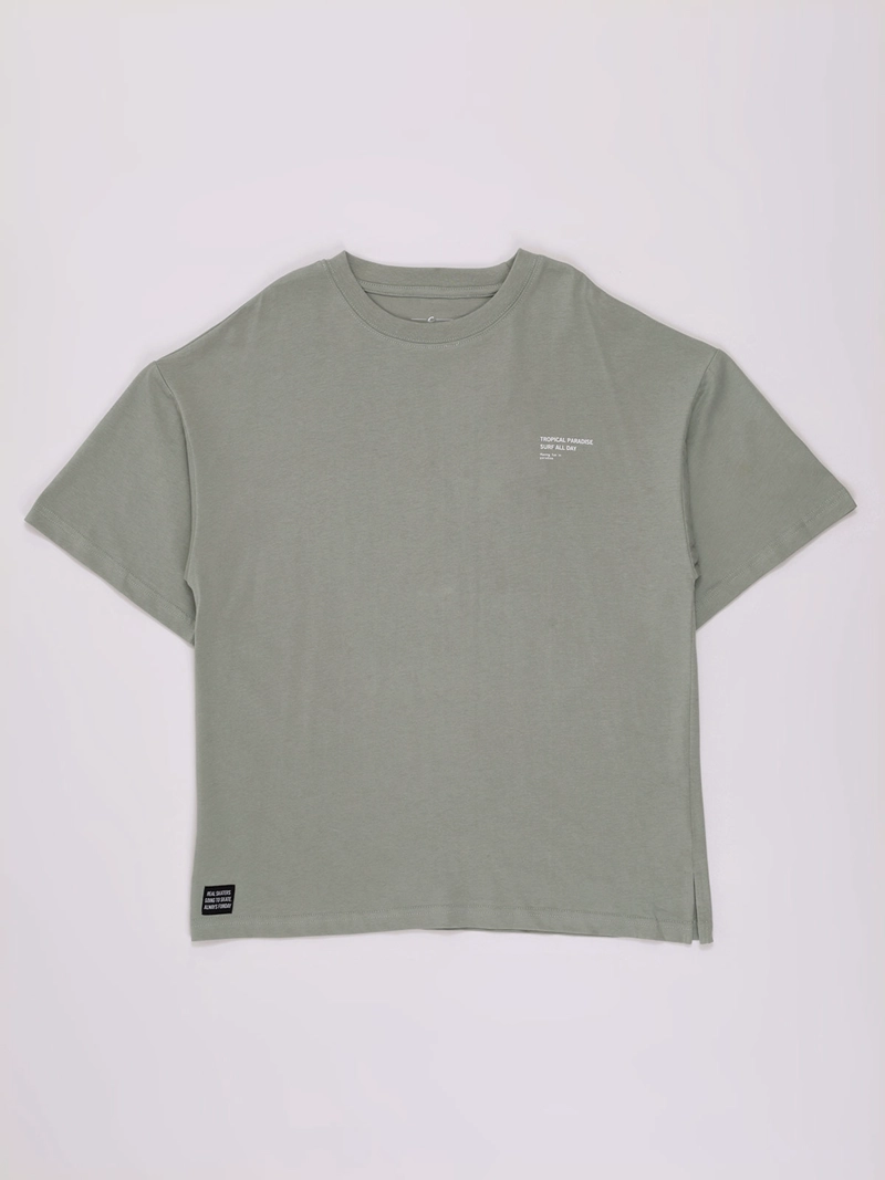 POLERA NIÑO CLOUDBREAK MANGA CORTA REGULAR FIT ALGODÓN