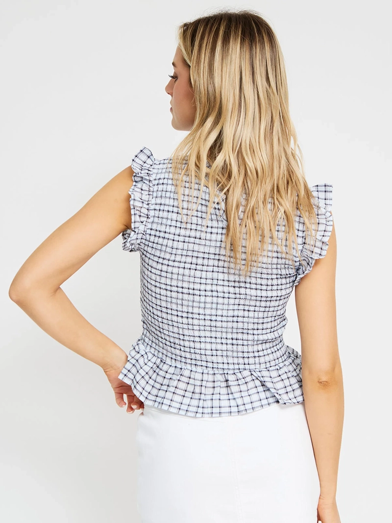 BLUSA MUJER INDEX ALGODÓN SIN MANGAS PANAL - 2