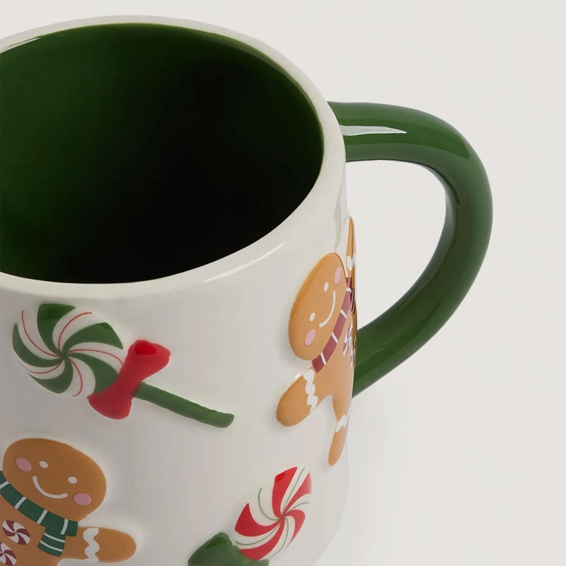 MUG RIPLEY HOME GINGER PALETA MARRÓN/BLANCO - 3