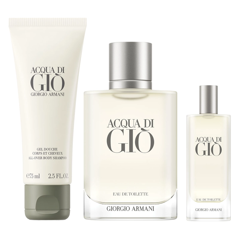 SET PERFUME HOMBRE GIORGIO ARMANI ACQUA DI GIO EDT 100ML+15ML+75ML - 1