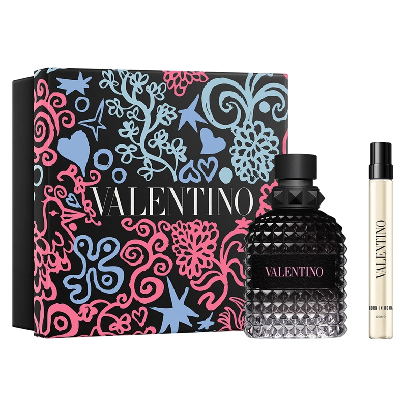 SET PERFUME HOMBRE VALENTINO BORN IN ROMA EDT 50ML+10ML - 2