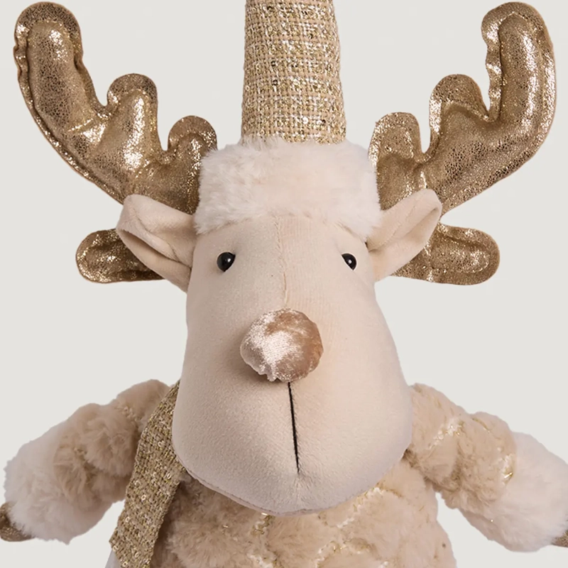 ADORNO NAVIDEÑO RIPLEY HOME PELUCHE RENO SENTADO - 2