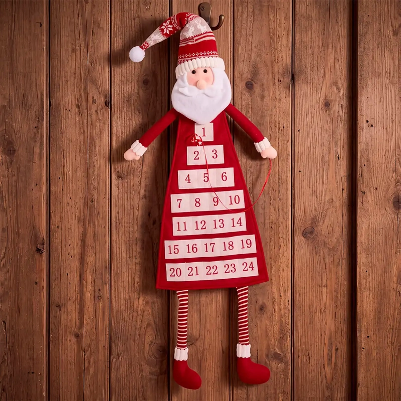 ADORNO NAVIDEÑO RIPLEY HOME CALENDARIO DE ADVIENTO SANTA 2026 - 1