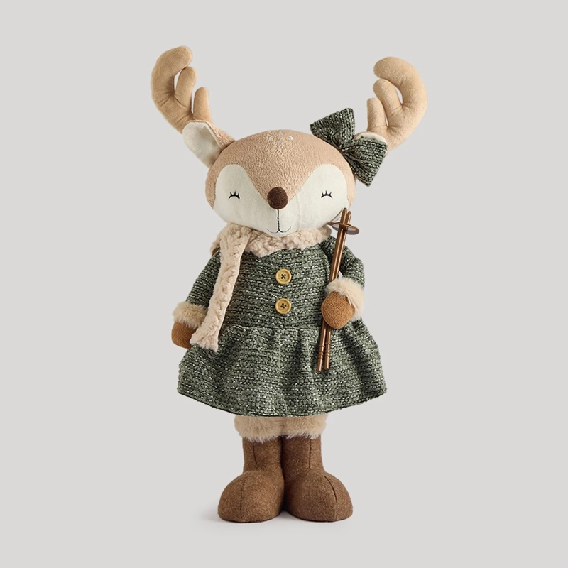 ADORNO NAVIDEÑO RIPLEY HOME NORDIC XMAS PELUCHE RENO SKY - 1