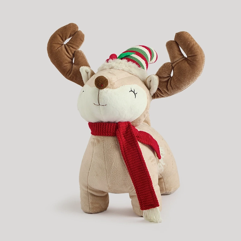 ADORNO NAVIDEÑO RIPLEY HOME TRADITIONAL XMAS PELUCHE RENO - 1