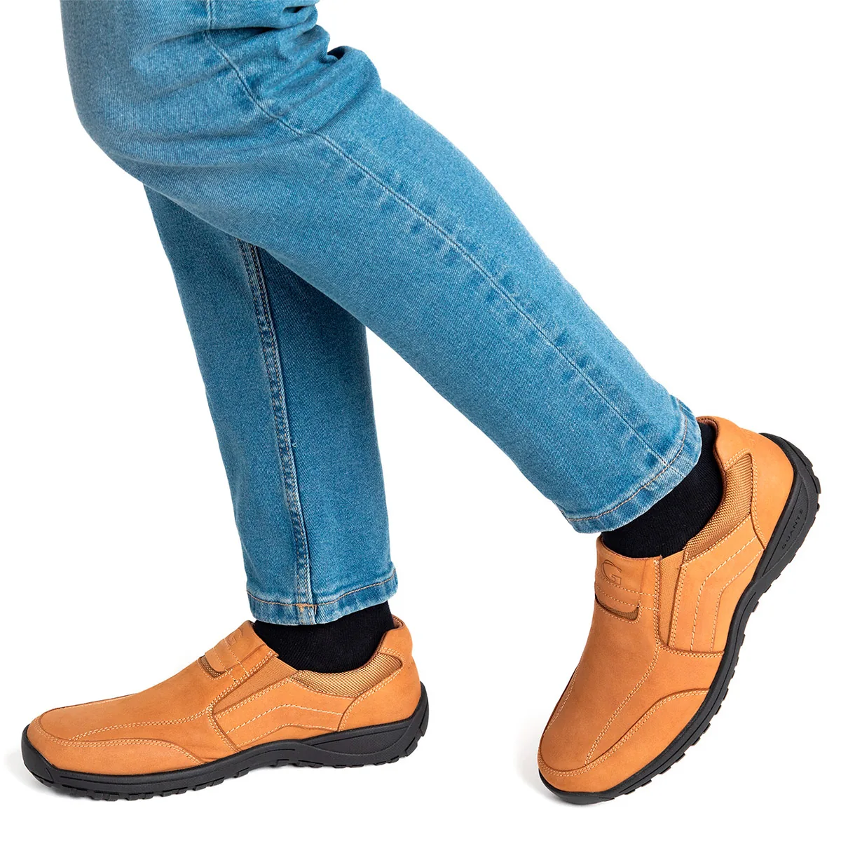 ZAPATOS HOMBRE GUANTE CAFÉ COWELL CUERO - 2