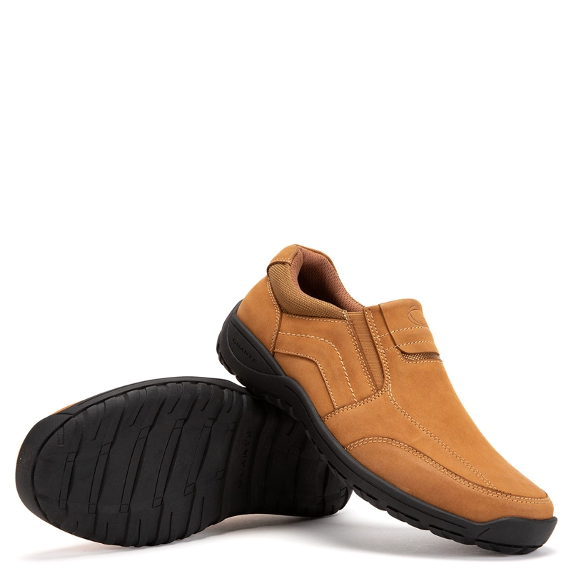 ZAPATOS HOMBRE GUANTE CAFÉ COWELL CUERO - 5