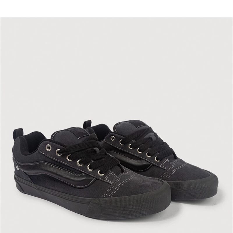 ZAPATILLAS HOMBRE VANS URBANO NEGRO KNU CUERO - 2