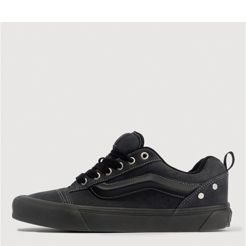 ZAPATILLAS HOMBRE VANS URBANO NEGRO KNU CUERO - 3