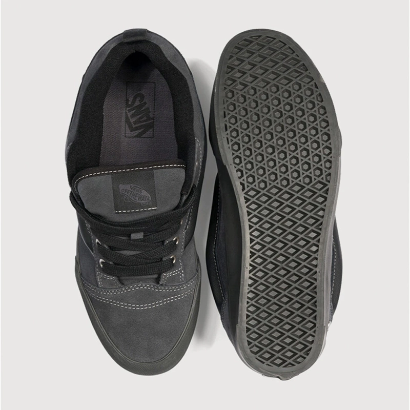 ZAPATILLAS HOMBRE VANS URBANO NEGRO KNU CUERO - 4