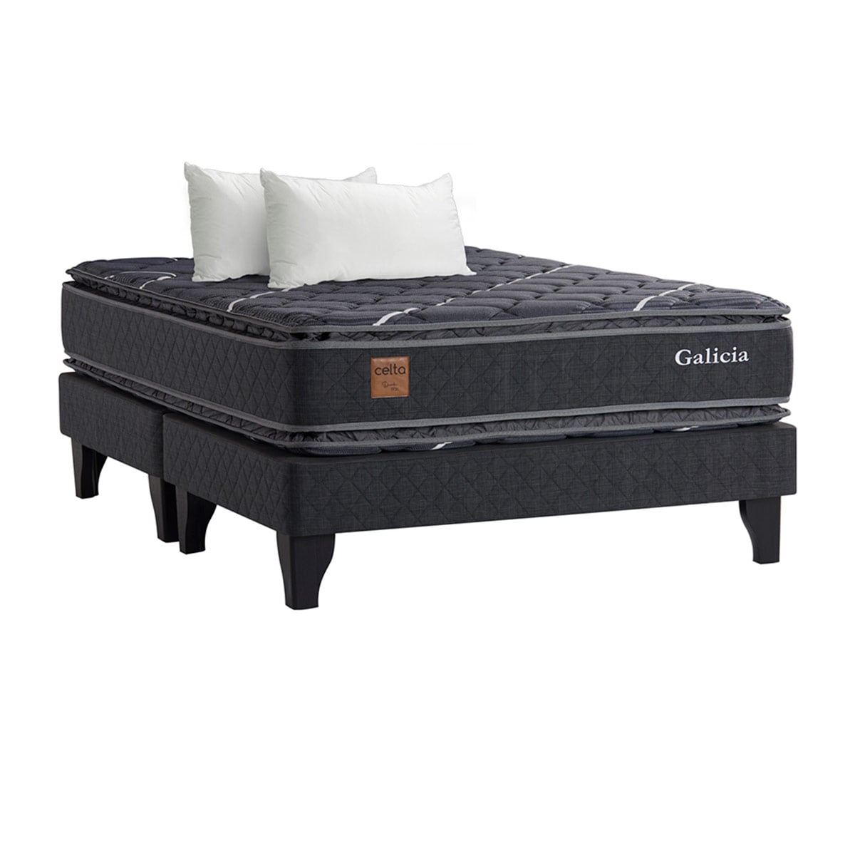 CAMA EUROPEA CELTA GALICIA 2 PLAZAS B/D + PACK ALMOHADAS - 1