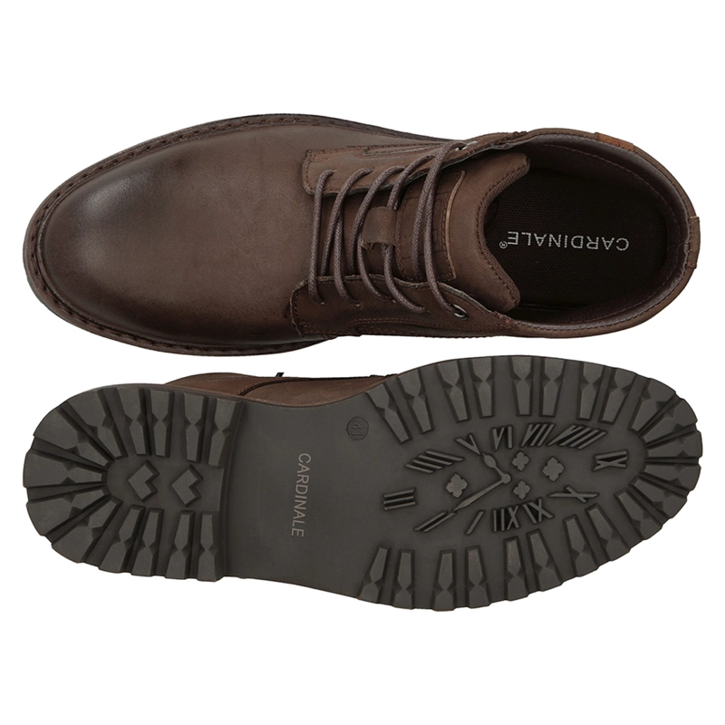 BOTINES HOMBRE CARDINALE CAFÉ ANDORRA CUERO - 3