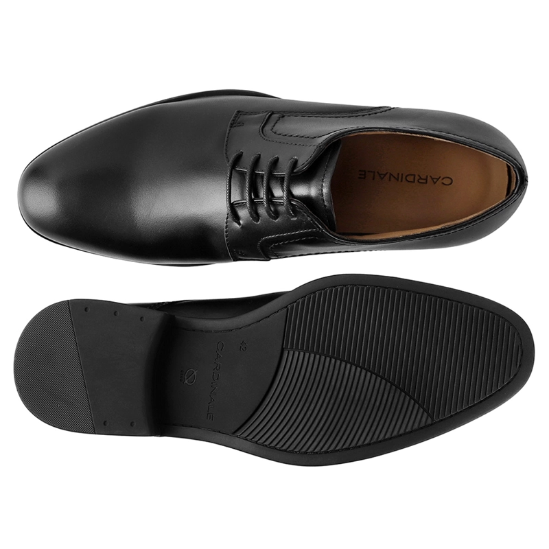 ZAPATOS HOMBRE CARDINALE NEGRO ROWV CUERO - 4