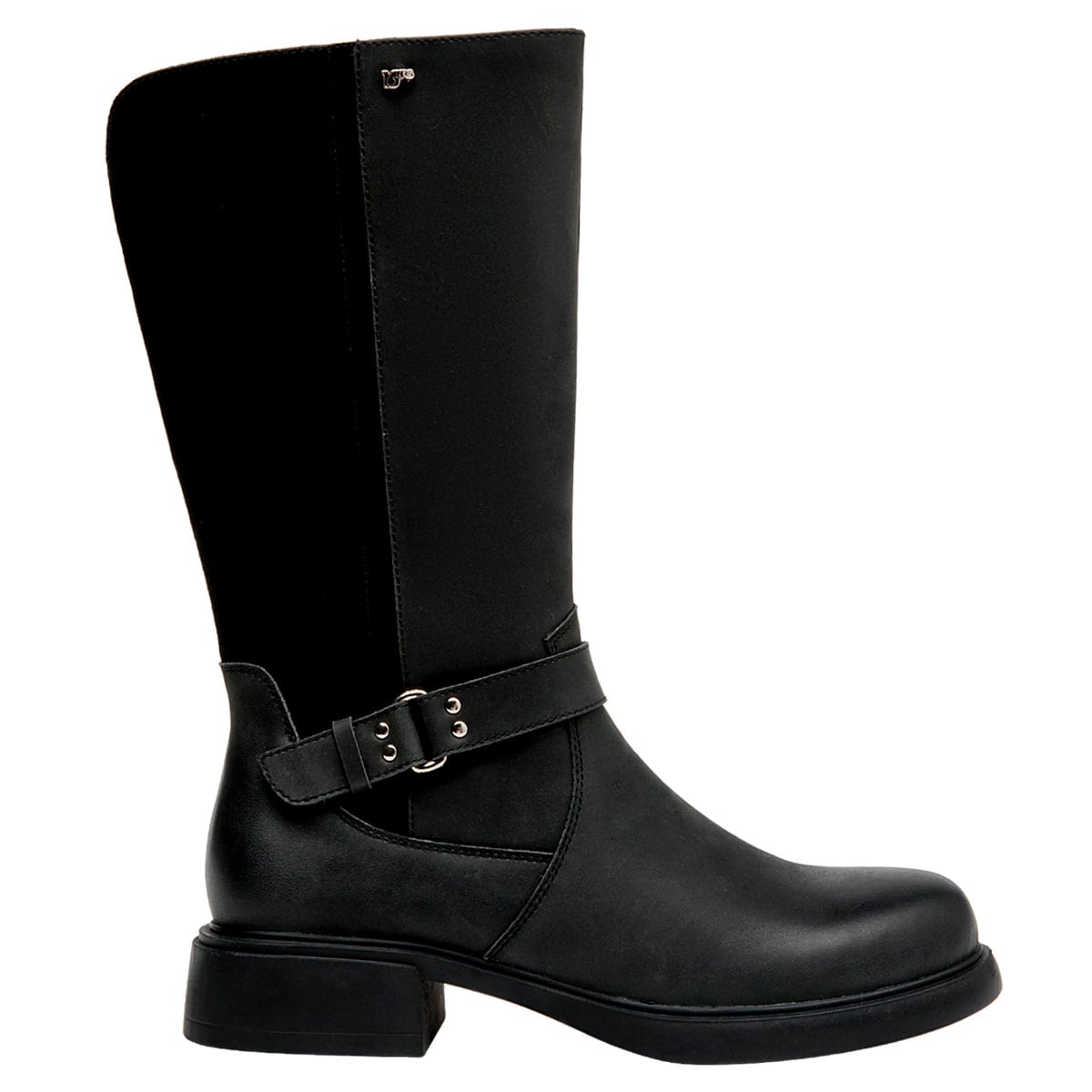 BOTAS MUJER 16 HRS NEGRO 16M0329 CUERO - 1