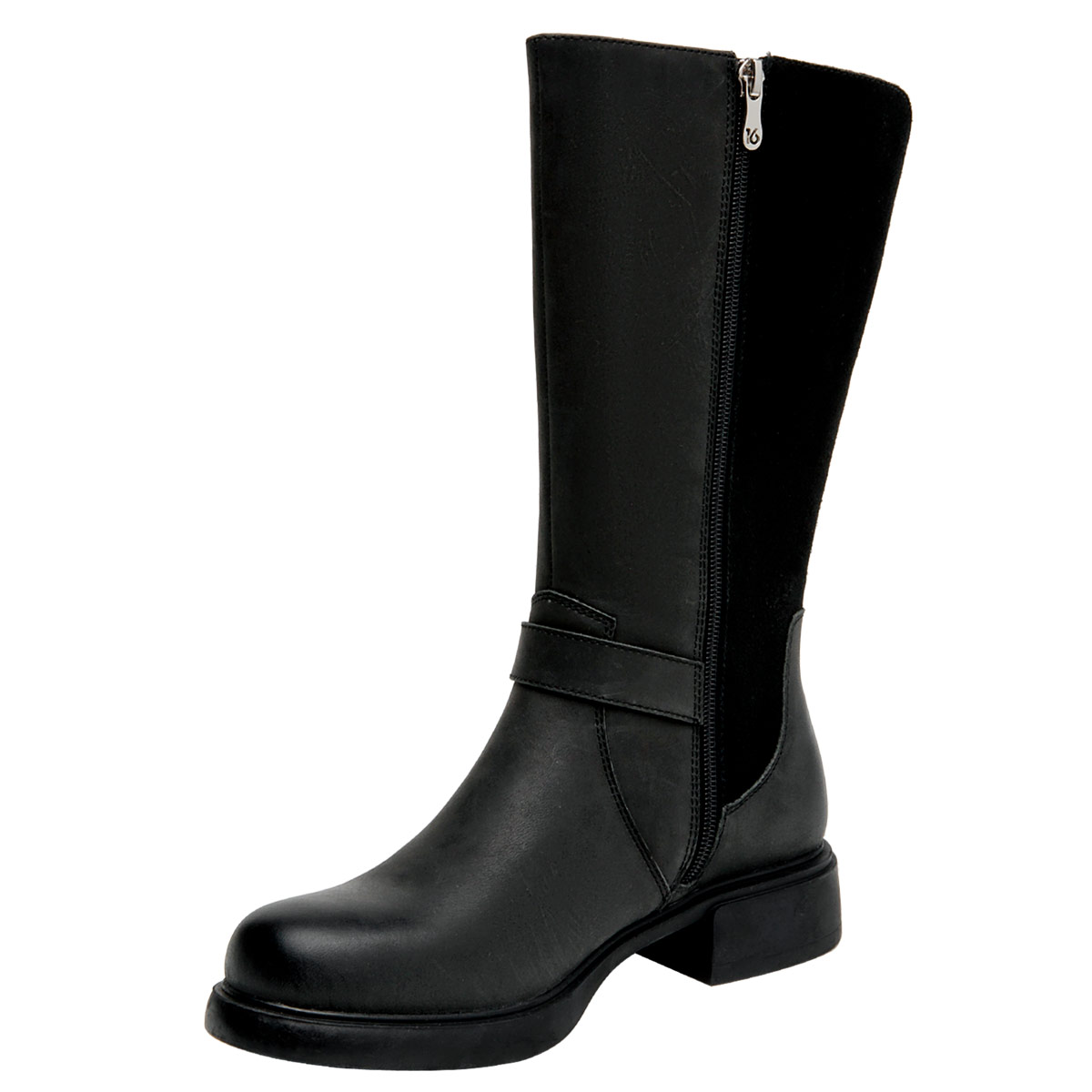 BOTAS MUJER 16 HRS NEGRO 16M0329 CUERO - 3