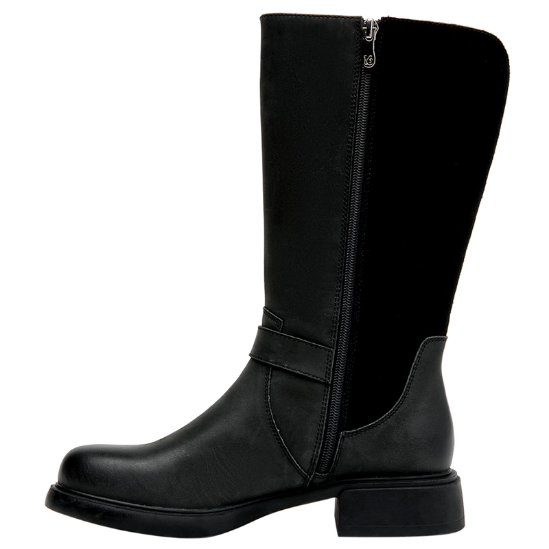 BOTAS MUJER 16 HRS NEGRO 16M0329 CUERO - 4