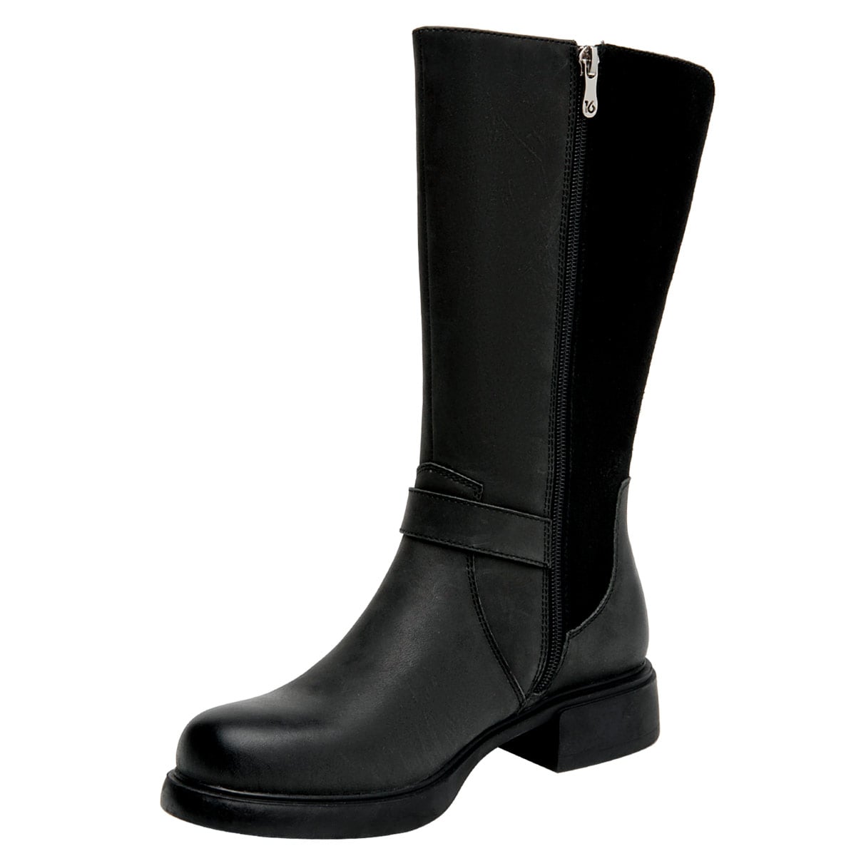 BOTAS MUJER 16 HRS NEGRO 16M0329 CUERO - 3