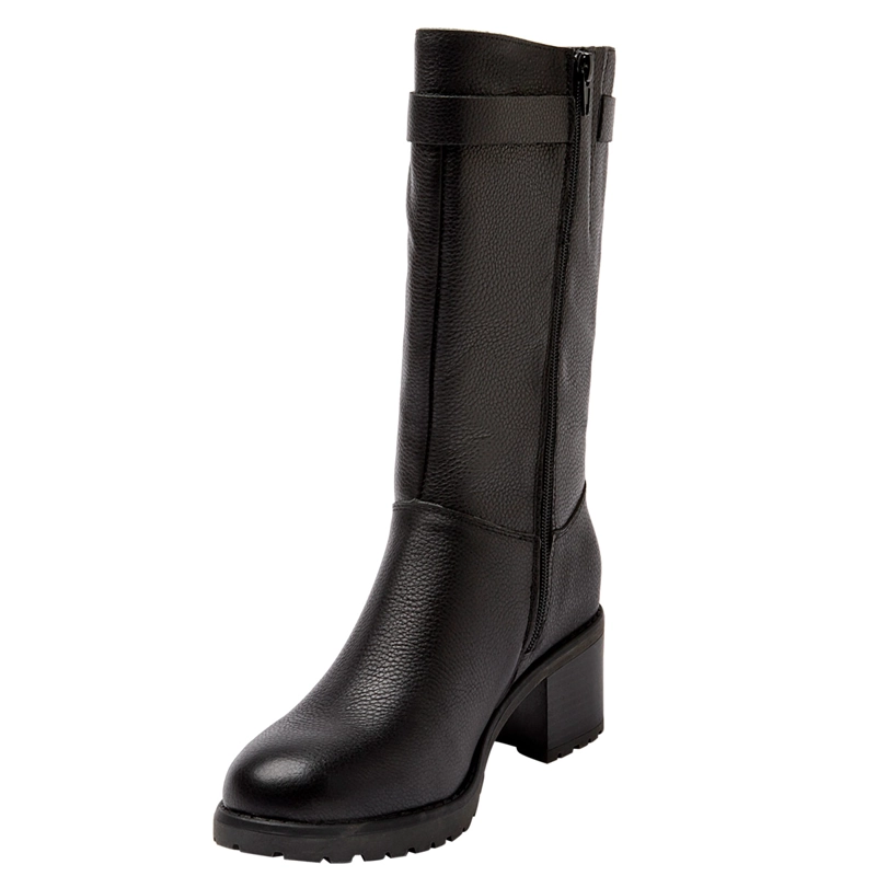 BOTAS MUJER BRUNO ROSSI NEGRO BRMJ665 CUERO - 3