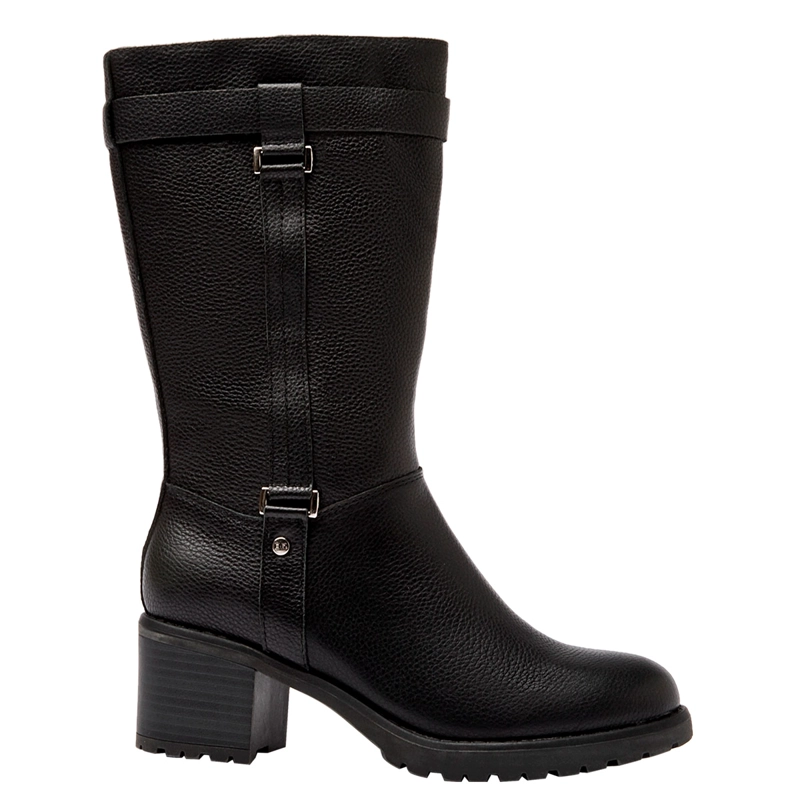 BOTAS MUJER BRUNO ROSSI NEGRO BRMJ665 CUERO - 1