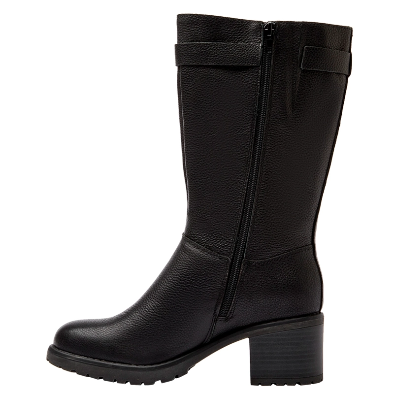 BOTAS MUJER BRUNO ROSSI NEGRO BRMJ665 CUERO - 4