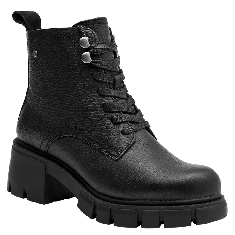 BOTINES MUJER BRUNO ROSSI NEGRO BRMH681 CUERO - 2