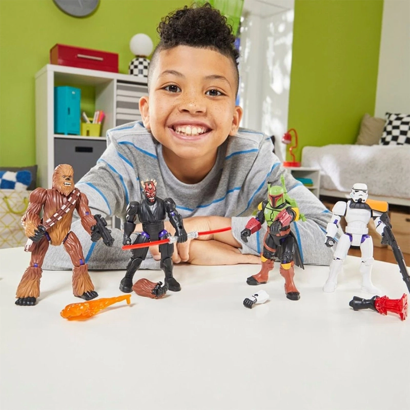 FIGURA DE ACCIÓN STAR WARS MIXMASHERS EL MANDALORIANO Y GROGU - 4