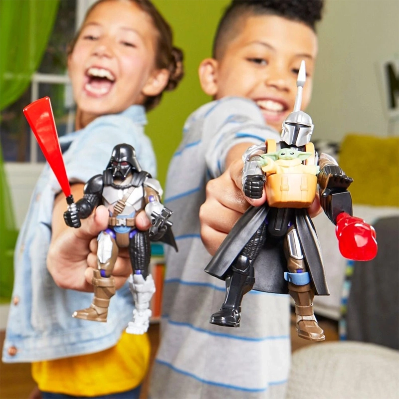 FIGURA DE ACCIÓN STAR WARS MIXMASHERS EL MANDALORIANO Y GROGU - 6