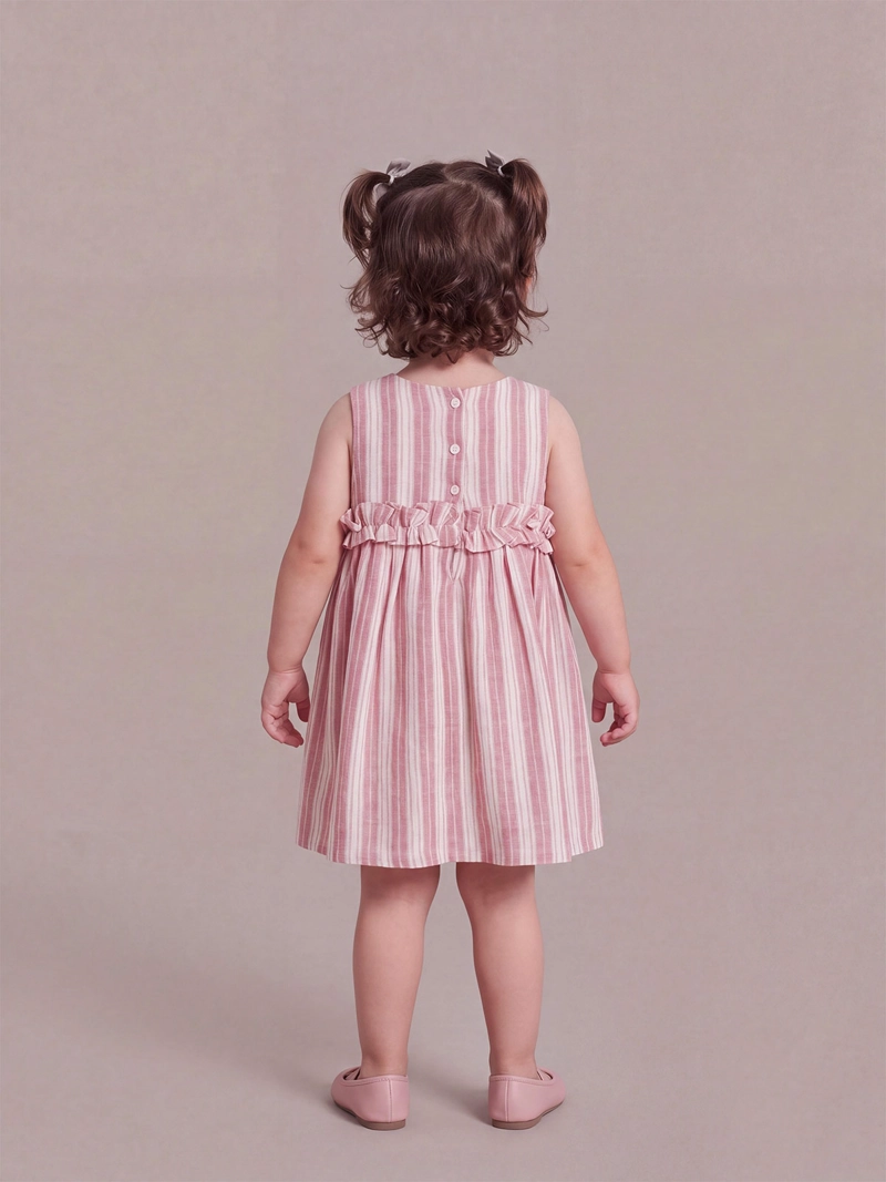 VESTIDO NIÑA BABY HARVEST CAPRI LINEAS  - 2