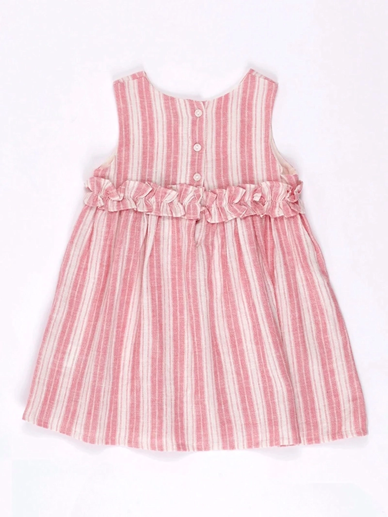 VESTIDO NIÑA BABY HARVEST CAPRI LINEAS  - 4