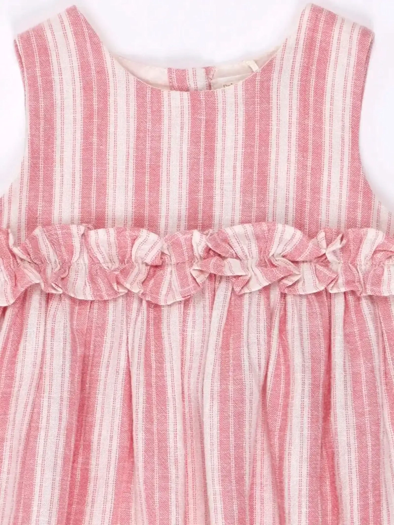 VESTIDO NIÑA BABY HARVEST CAPRI LINEAS  - 5